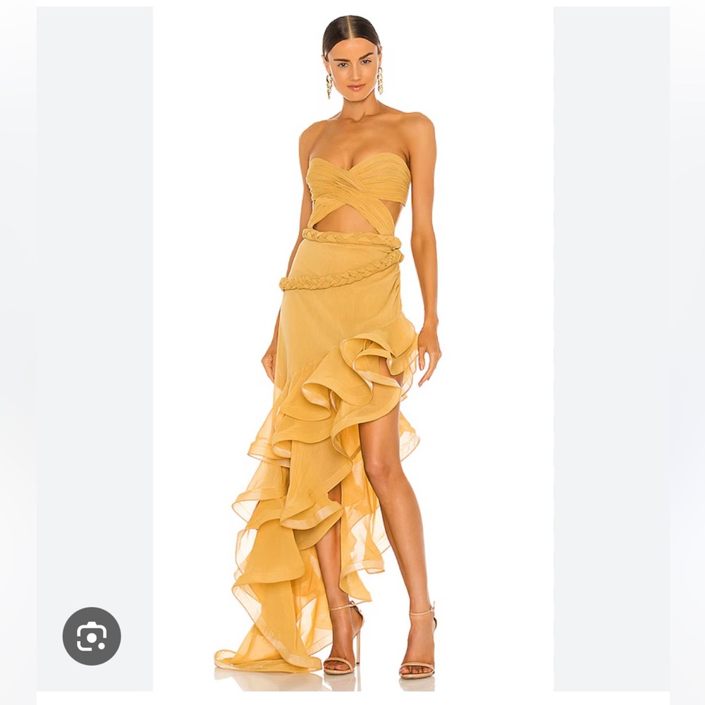 Bronx and Banco Jina Gown in Mustard